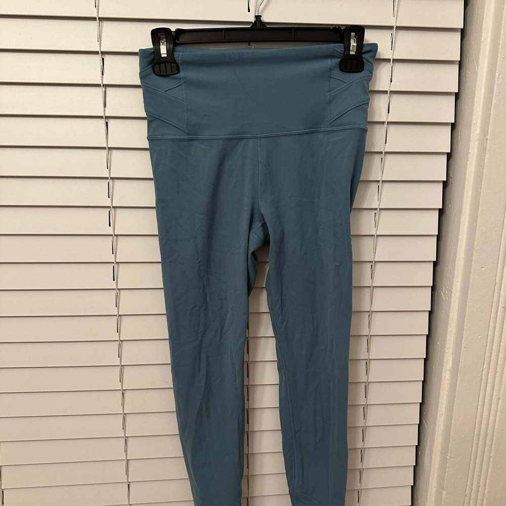 Teal High-Waisted Leggings